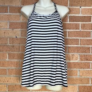 Two by Vince Camuto Sz XS striped tank top